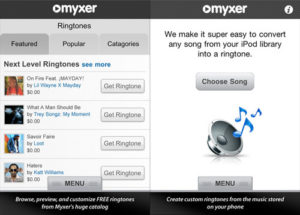 Myxer Free ringtones app for iPhone download.