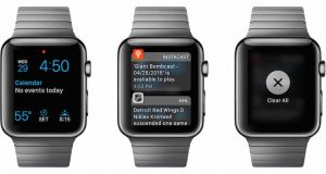 apple watch notification